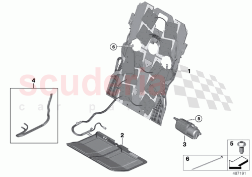 Part Diagram for Rolls Royce 52 10 6998604