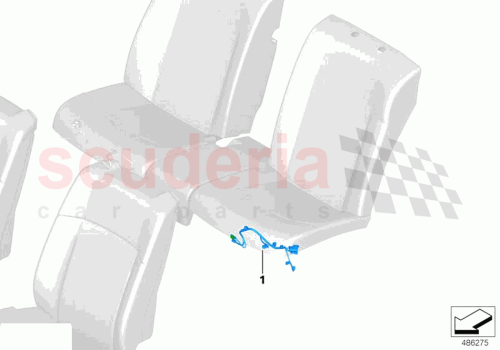Part Diagram for Rolls Royce 61128795573
