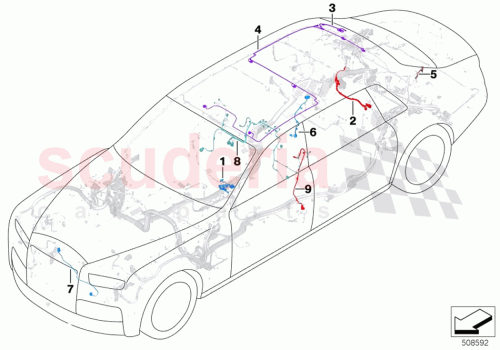 Part Diagram for Rolls Royce 61128795552