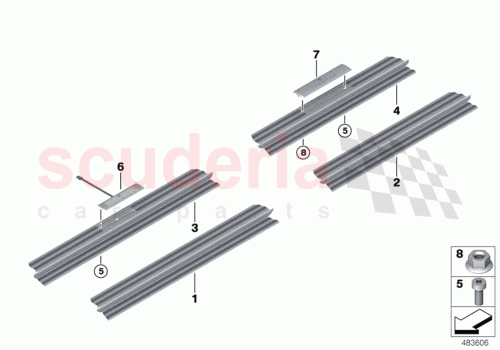 Part Diagram for Rolls Royce 51477487883