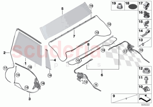 Part Diagram for Rolls Royce 51358495813