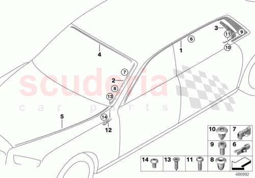 Part Diagram for Rolls Royce 51138499968