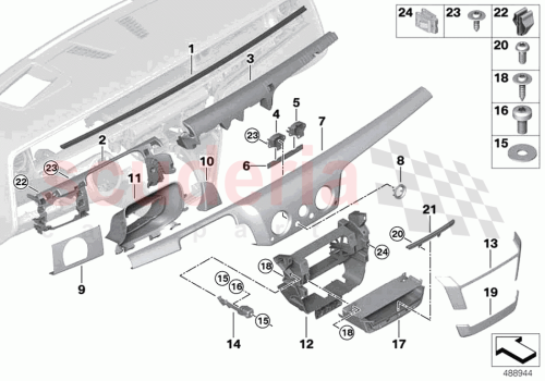 Part Diagram for Rolls Royce 51456801538