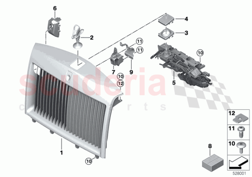 Part Diagram for Rolls Royce 51139478945