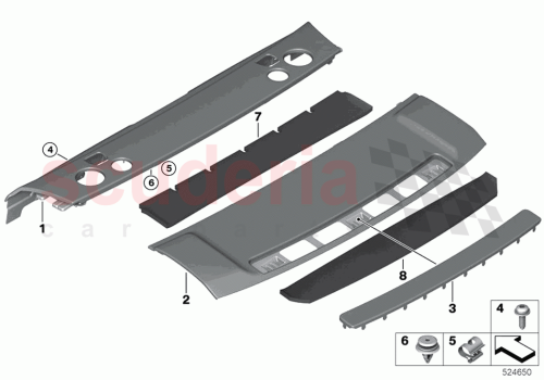 Part Diagram for Rolls Royce 51467406638