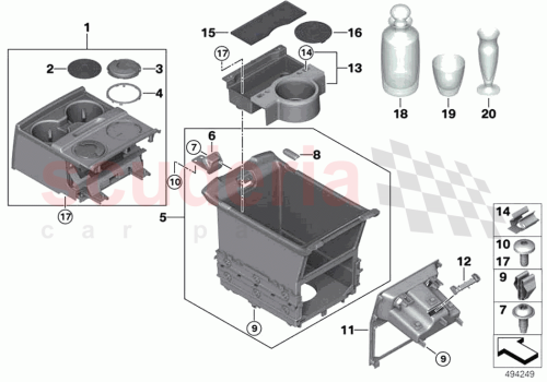 Part Diagram for Rolls Royce 51166826936