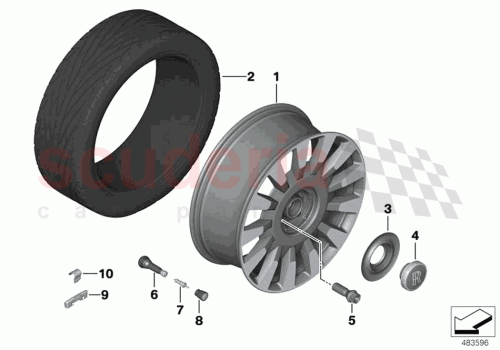 Part Diagram for Rolls Royce 36136886422