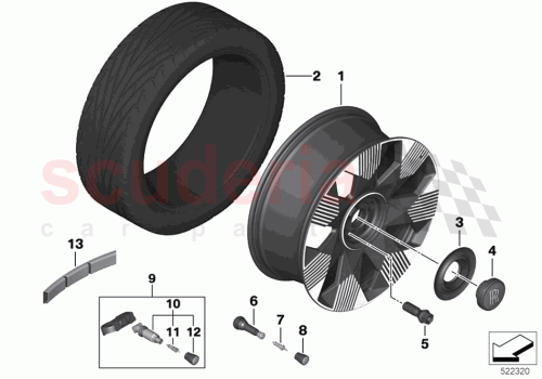 Part Diagram for Rolls Royce 36136795153