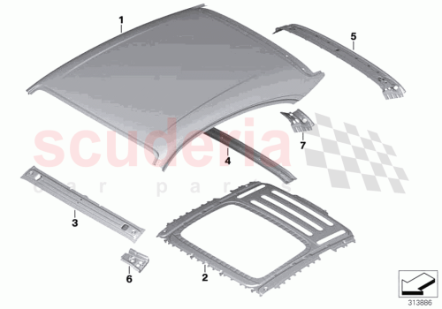 Part Diagram for Rolls Royce 41317336504