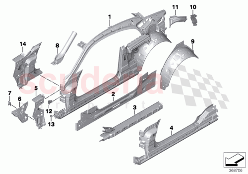 Part Diagram for Rolls Royce 41007336498