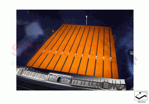 Part Diagram for Rolls Royce 51477450031