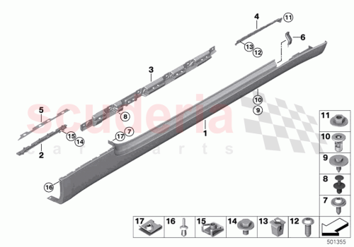 Part Diagram for Rolls Royce 51117376411