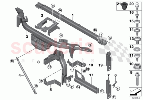 Part Diagram for Rolls Royce 51647312565