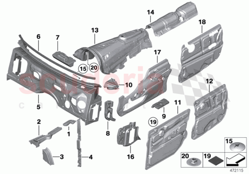 Part Diagram for Rolls Royce 51489165294