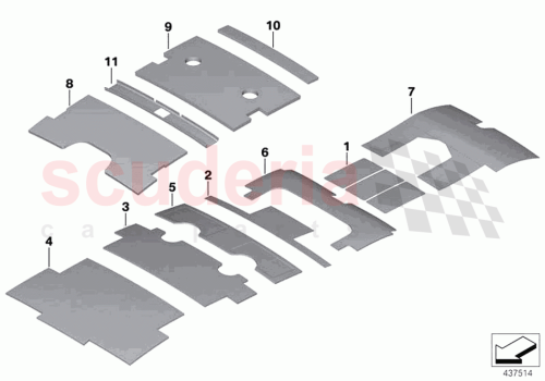 Part Diagram for Rolls Royce 51487392051