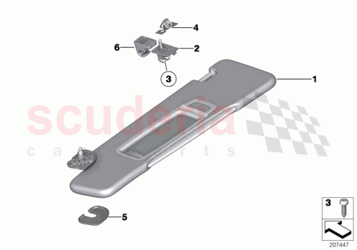 Part Diagram for Rolls Royce 51167267512