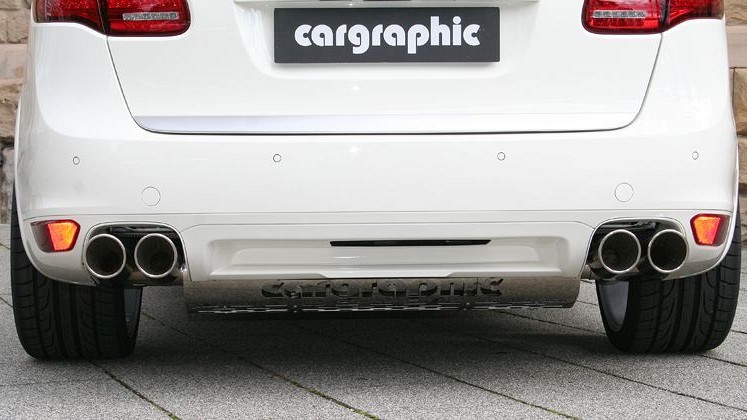 Photo of Cargraphic Sport Rear Silencers for the Porsche Cayenne (2003-2017) - Image 5