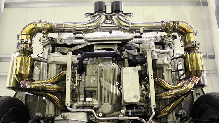 Photo of Cargraphic Sport Exhaust System Kit 3 Lightweight for the Porsche 991 (Mk I) Carrera - Image 7