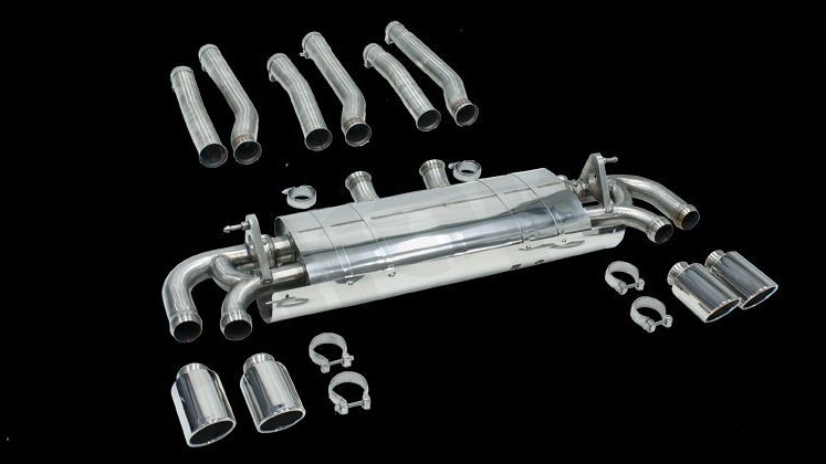 Photo of Cargraphic Sport Rear Silencer for the Porsche Cayenne Turbo (2003-2017) - Image 4