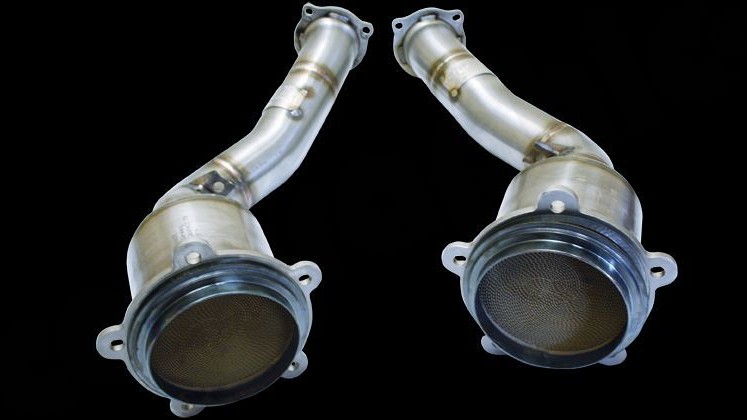 Photo of Cargraphic Primary Sport Catalytic Converter Set for the Porsche Cayenne (2003-2017) - Image 1