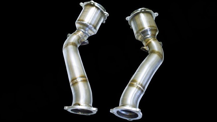 Photo of Cargraphic Primary Sport Catalytic Converter Set for the Porsche Cayenne (2003-2017) - Image 2