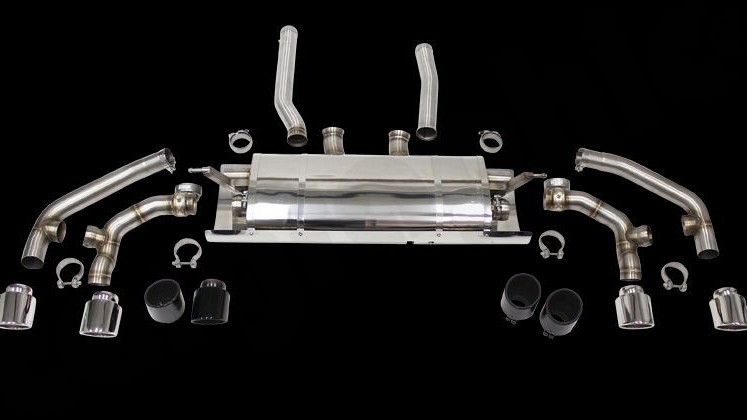 Photo of Cargraphic Sport Rear Silencer for the Porsche Cayenne Turbo (2003-2017) - Image 6
