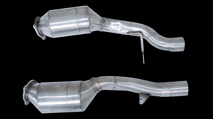 Photo of Cargraphic Secondary Sport Catalytic Converter Set for the Porsche Cayenne Turbo (2003-2017) - Image 2