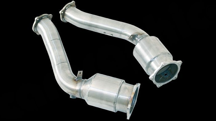 Photo of Cargraphic Primary Catalytic Converter Replacement Pipe Set for the Porsche Cayenne Turbo (2003-2017) - Image 3