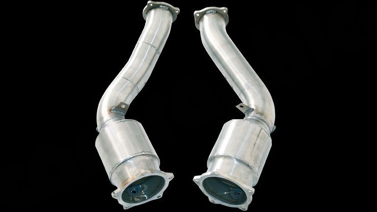 Photo of Cargraphic Primary Sport Catalytic Converter Set for the Porsche Cayenne Turbo (2003-2017) - Image 1