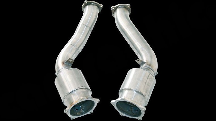 Photo of Cargraphic Primary Catalytic Converter Replacement Pipe Set for the Porsche Cayenne Turbo (2003-2017) - Image 1