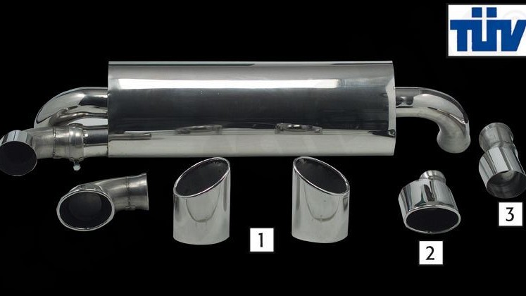 Photo of Cargraphic Sport Center Silencers for the Porsche 964 Carrera RS - Image 1
