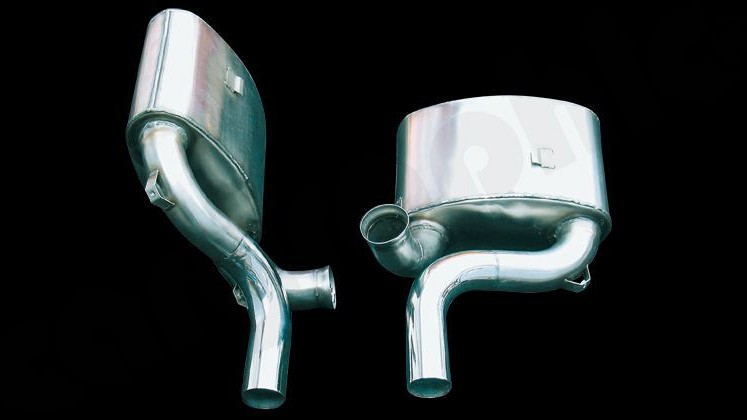 Photo of Cargraphic Race exhaust system for P93 Turbo /GT2 for the Porsche 993 GT/Turbo/Turbo S - Image 1