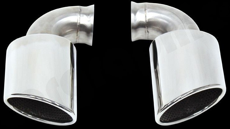 Photo of Cargraphic Rear Silencer Replacement Tailpipe Set for the Porsche 993 GT/Turbo/Turbo S - Image 1