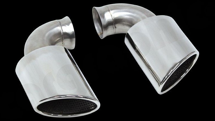 Photo of Cargraphic Rear Silencer Replacement Tailpipe Set for the Porsche 993 GT/Turbo/Turbo S - Image 2