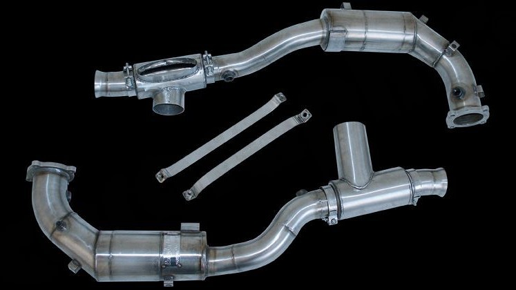 Photo of Cargraphic Catalyser Replacement Pipe Set for the Porsche 993 GT/Turbo/Turbo S - Image 1