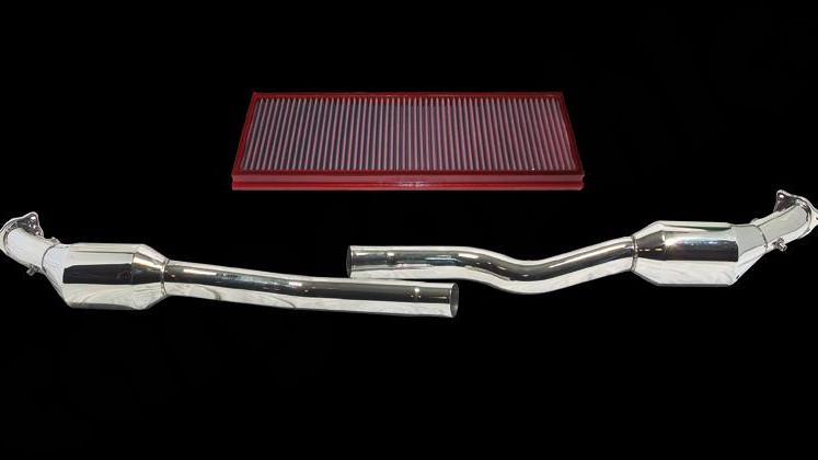 Photo of Cargraphic Sport Catalytic Converter Set Crossover Version for the Porsche 996 (Mk I) GT3 - Image 1