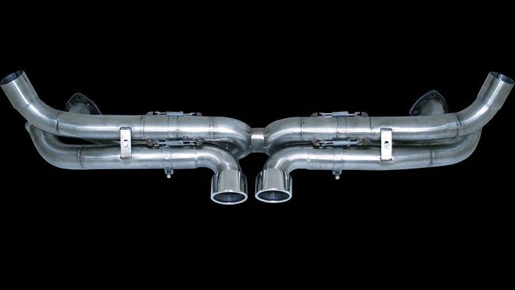 Photo of Cargraphic Tailpipes Center Outlet - 997 GT3 Look for the Porsche 997 (Mk I) Carrera - Image 3