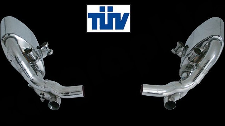 Photo of Cargraphic Sport Rear Silencer Sets for the Porsche 997 (Mk I) Carrera - Image 1