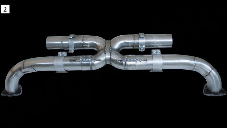 Photo of Cargraphic Sport Rear Silencer Set for the Porsche 997 (Mk II) Carrera - Image 6