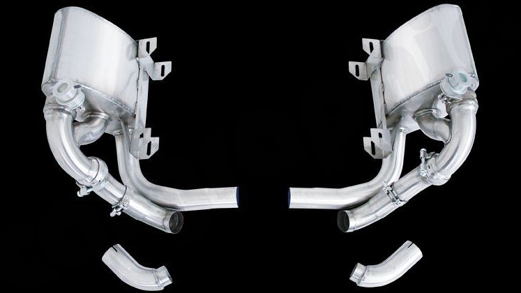 Photo of Cargraphic Sport Rear Silencer Set for the Porsche 997 (Mk I) Carrera - Image 2