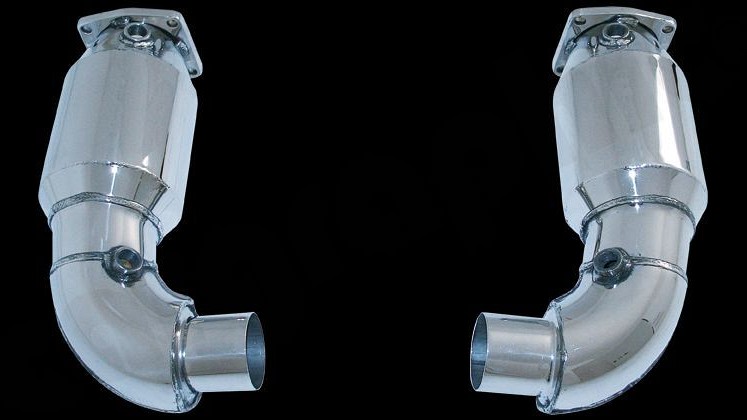 Photo of Cargraphic Sport Catalytic Converter Set for the Porsche 997 (Mk II) Turbo/GT2/GT2 RS - Image 1