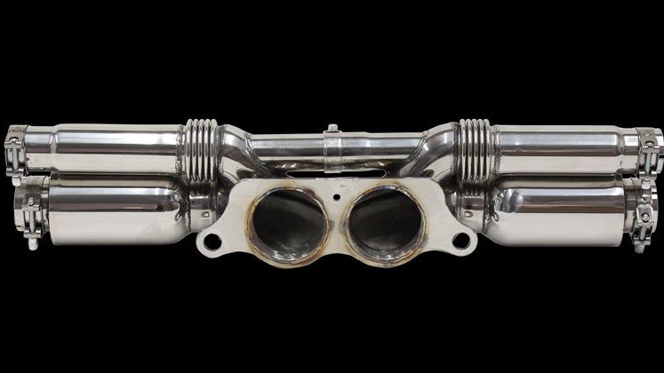 Photo of Cargraphic Lightweight Rear Silencer Replacement for the Porsche 997 (Mk I) GT3 - Image 2