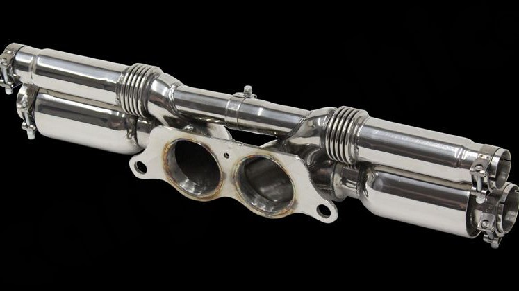 Photo of Cargraphic Lightweight Rear Silencer Replacement for the Porsche 997 (Mk I) GT3 - Image 3