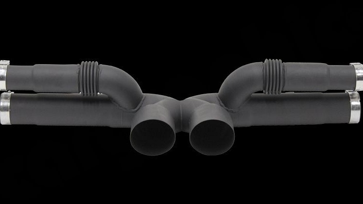 Photo of Cargraphic Lightweight Rear Silencer Replacement for the Porsche 991 (Mk I) GT3/GT3 RS - Image 2