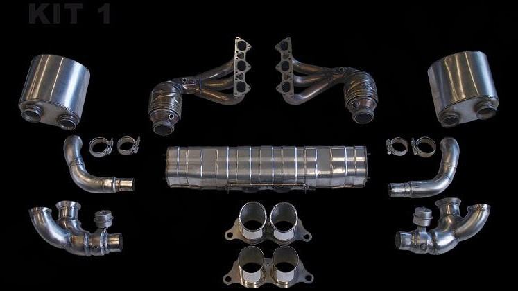 Photo of Cargraphic Sport Exhaust System Kit 1 for the Porsche 997 (Mk II) GT3 - Image 1
