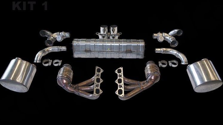 Photo of Cargraphic Sport Exhaust System Kit 1 for the Porsche 997 (Mk I) GT3 - Image 2