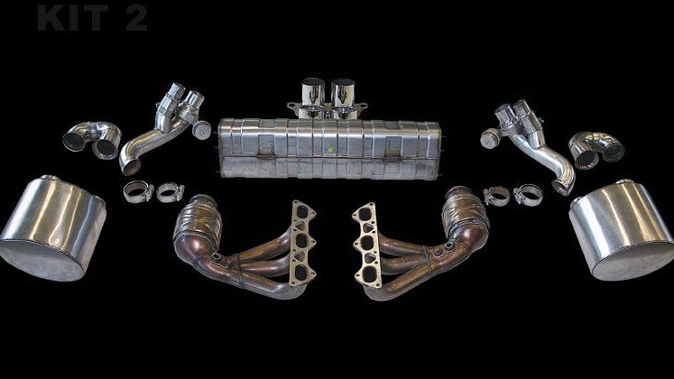 Photo of Cargraphic Sport Exhaust System Kit 2 for the Porsche 997 (Mk I) Carrera - Image 2