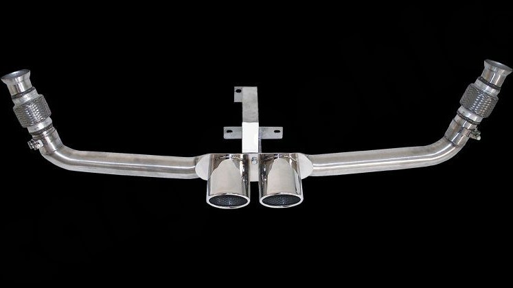 Photo of Cargraphic Tailpipes Center Outlet - 997 GT3 Look for the Porsche 997 (Mk I) Carrera - Image 1
