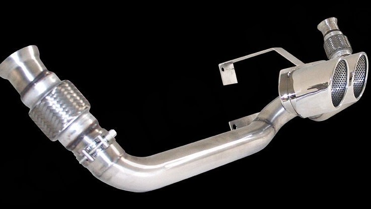 Photo of Cargraphic Tailpipes Center Outlet - 997 GT3 Look for the Porsche 997 (Mk I) Carrera - Image 3