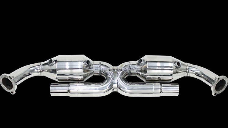 Photo of Cargraphic Sport Catalytic Converter Set "X" Pipe Version for the Porsche 996 (Mk I) GT3 - Image 1